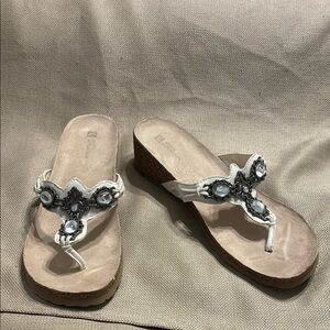 White Mountain Slip on Sandal